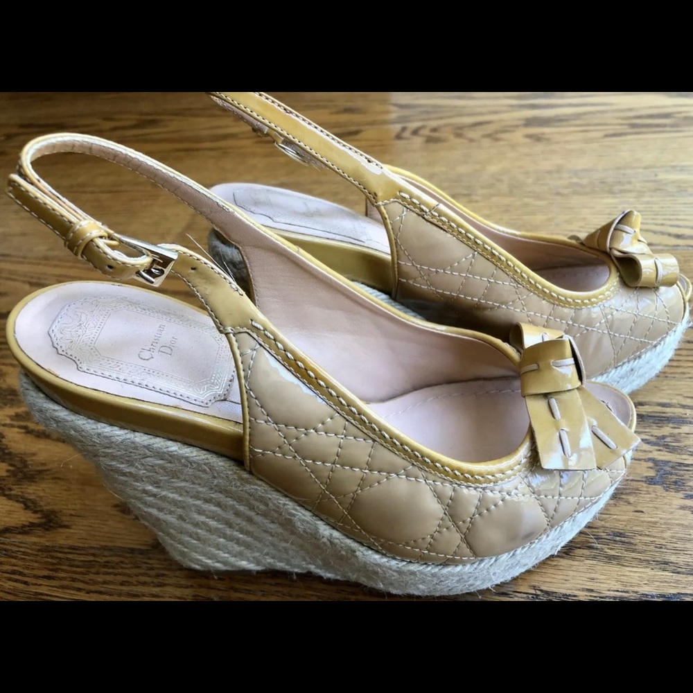 Dior Size 36.5 Sling Back pumps heels - Picture 10 of 11